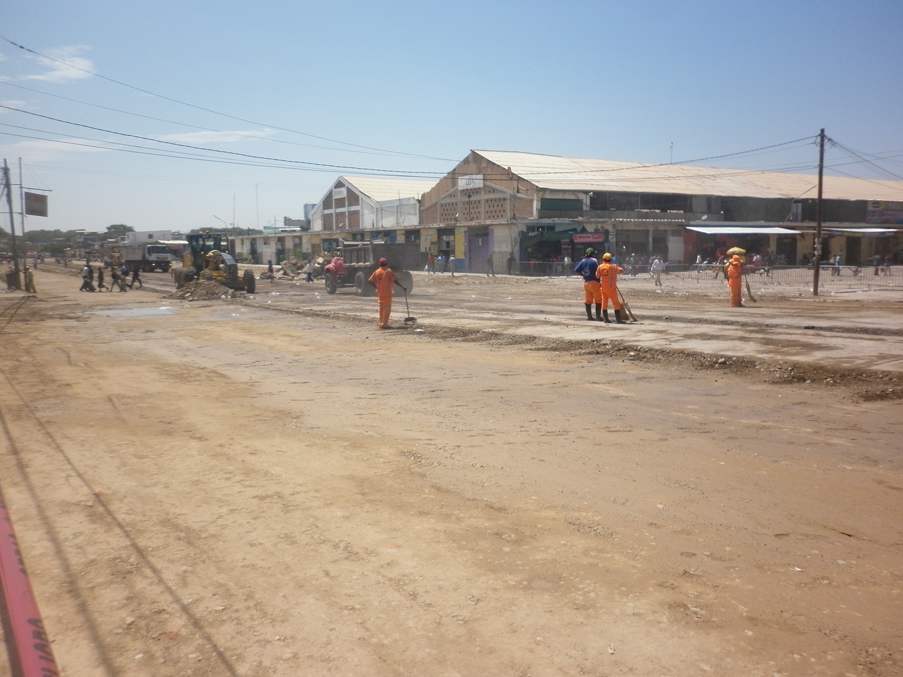 blas de atienza limpiada y nivelada