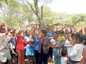 pobladores parque centenario