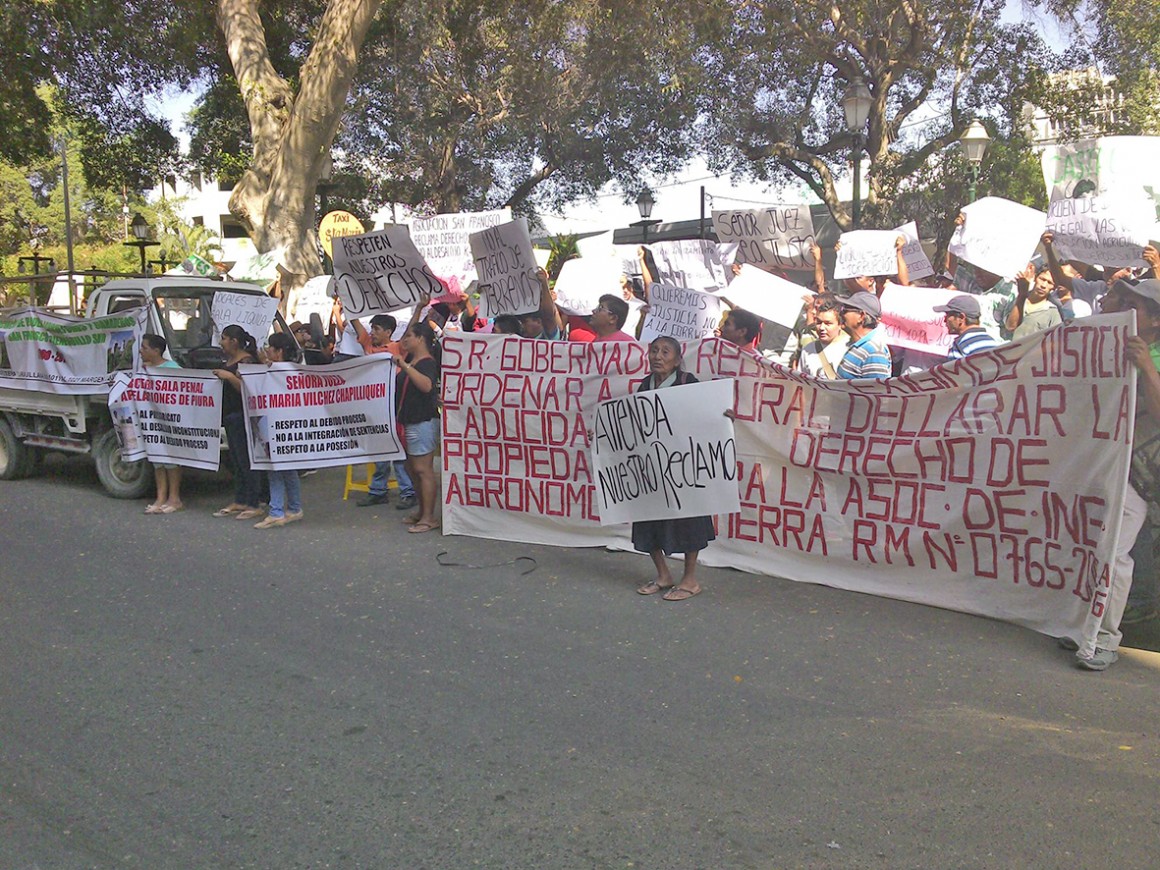 protesta terrenos PJ