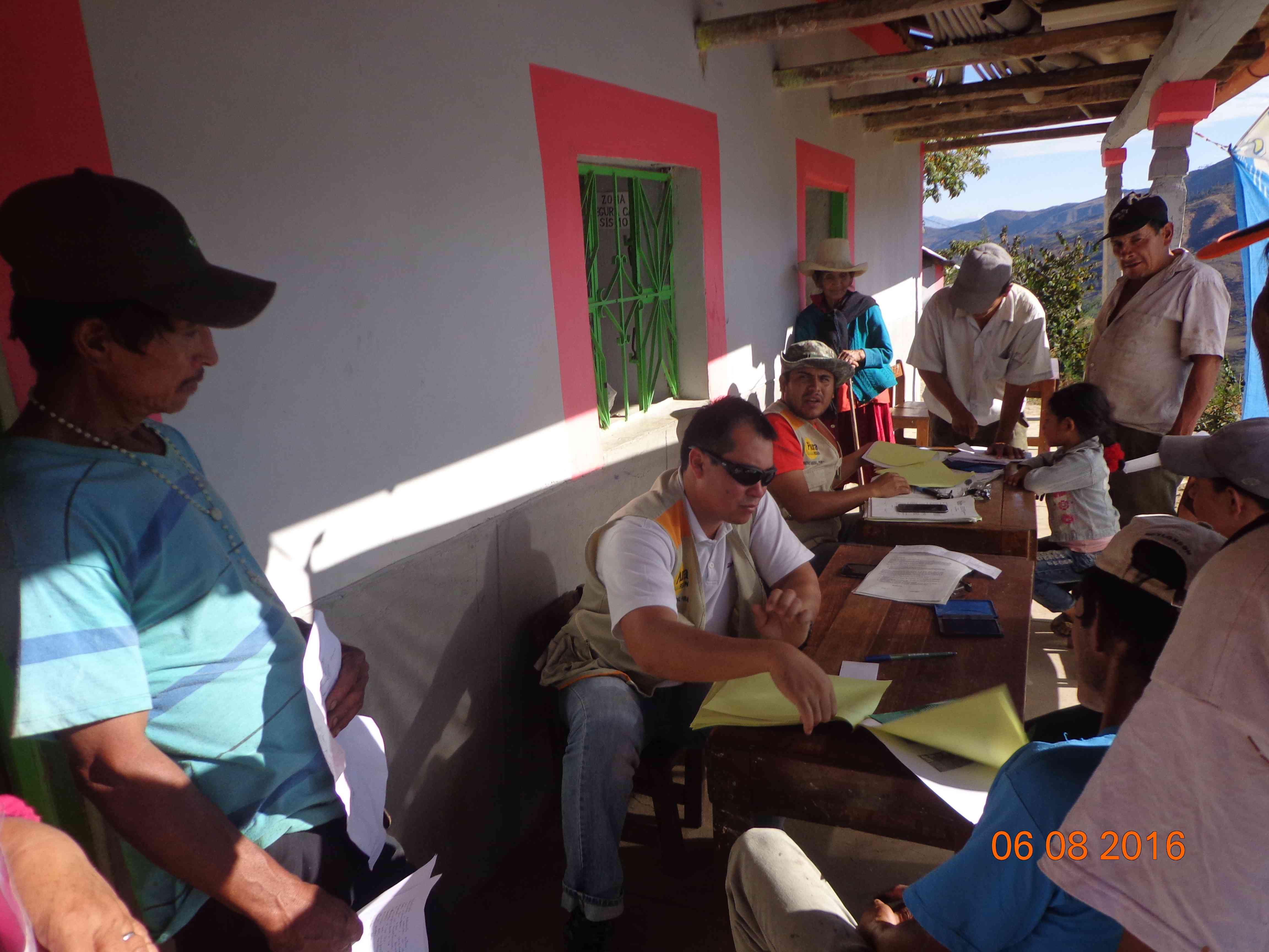 Empadronamiento en Simbaca 16.08.2016