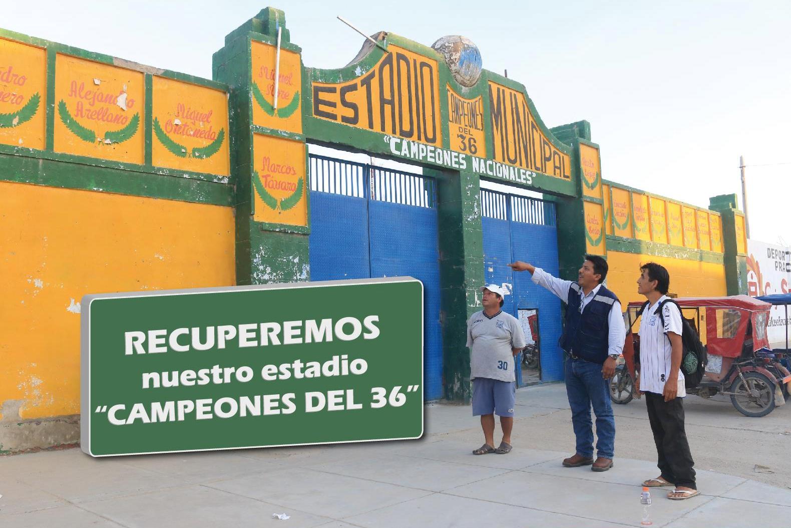 EL LUNES SE CONOCE AL GANADOR DE BUENA PRO PARA MEJORAR ESTADIO CAMPEONES DEL 36
