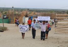 Damnificados del Km 980 bloquearían carretera si Gobierno no les construye viviendas