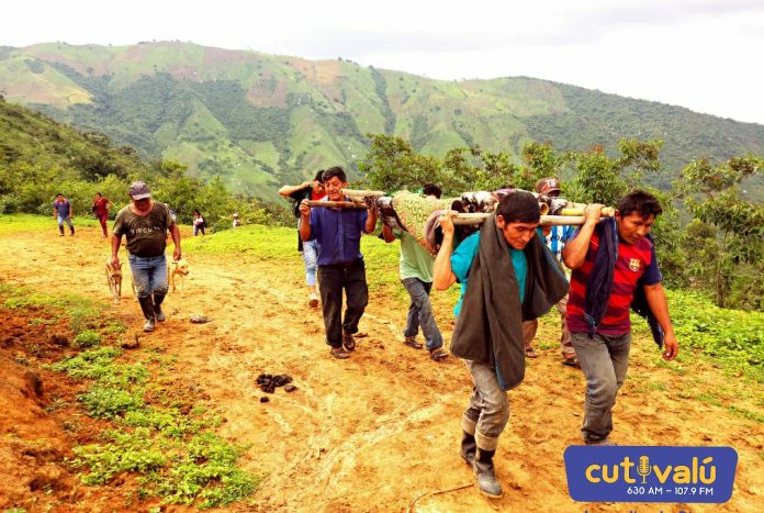 gestante en hombros Sapillica