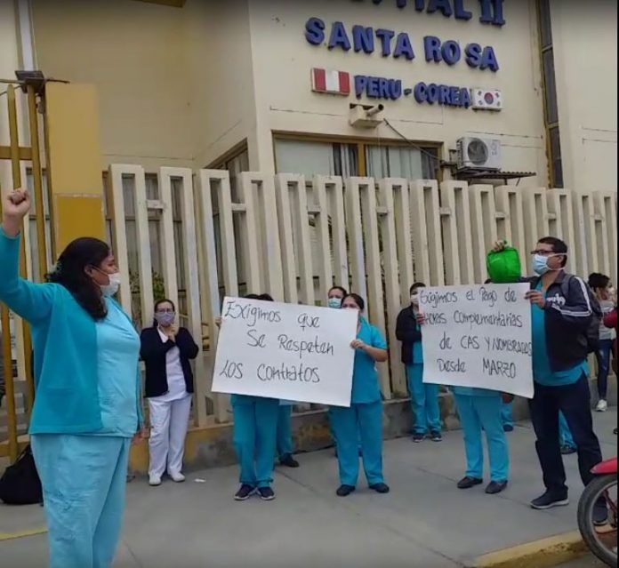 santa rosa enfermeras protesta