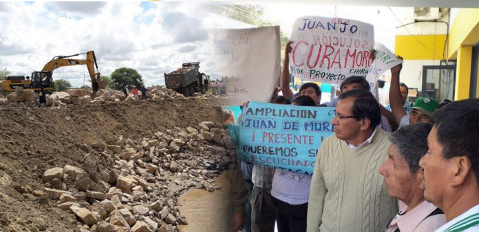 Dirigentes Bajo Piura y dique izquierdo