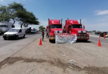 Paro de transportistas: vehículos de carga pesada permanecen en la vía Piura-Sullana