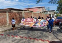 Asociaciones de Chulucanas marchan contra la violencia hacia la mujer