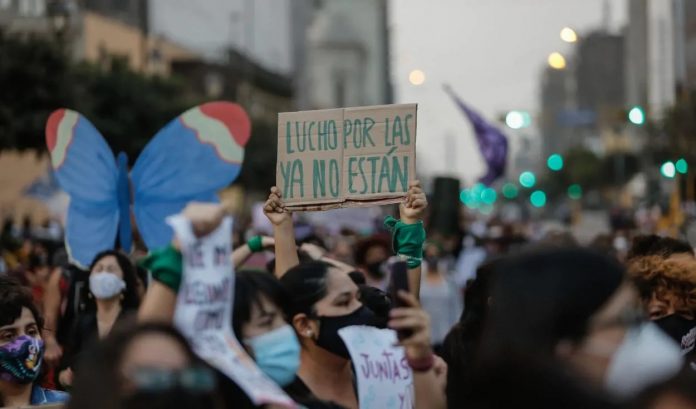 PROTESTA FEMINICIDIOS