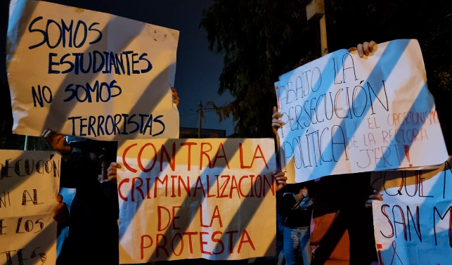 protesta estudiantes