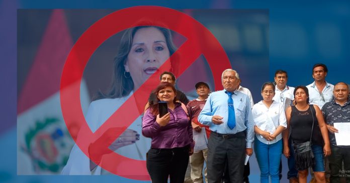 DINA BOLUARTE - NO GRATA - COLECTIVOS PIURA- Composición