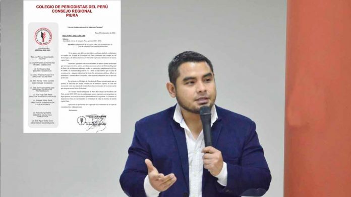 Decano del colegio de periodistas