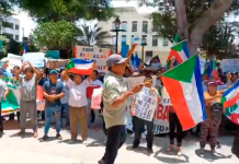 Pobladores de Bernal protestan en la Corte de Piura contra la sentencia al alcalde José Ayala
