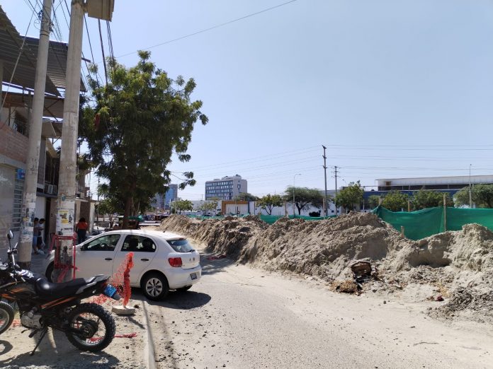 Cuenca ciega Piura: piden celeridad de trabajos en cuenca ciega de la Urb. Ignacio Merino