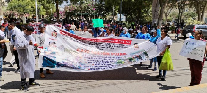 Piura: Más de 5 mil trabajadores ex CAS COVID-19 exigen nombramiento