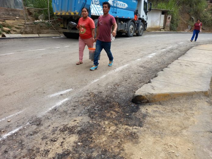 Denuncian abandono de construcción de vía Canchaque-Palambla