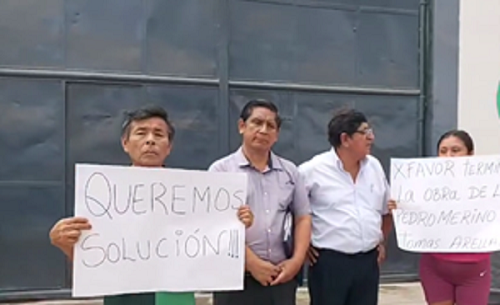 Sullana: vecinos del A.H El Obrero exigen culminación de obra de alcantarillado paralizada