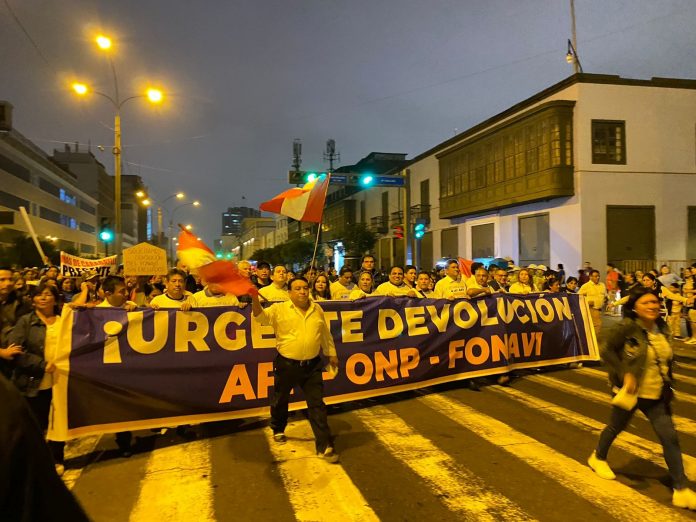 Convocan marcha para exigir séptimo retiro AFP y devolución integral de fondos del Fonavi
