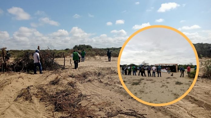 Catacaos: sujetos destruyen cerco perimétrico para crear trocha carrozable en terrenos de comuneros