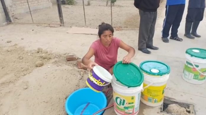 Vecinos de Chiclayito exigen reposición del servicio del servicio de agua potable