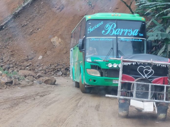 Canchaque: Advierten peligro inminente de deslizamiento en sector La Paccha