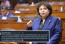 Susel Paredes opina a través de su cuenta en X