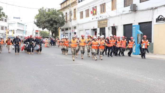 INDECI simulacro INDECI simulacro