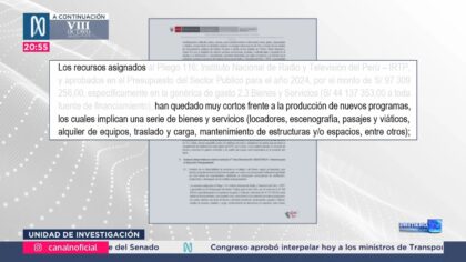 Memorando expuesto por Canal N