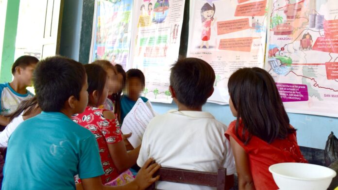Caso niñas y niños awajún abusados. Foto referencial