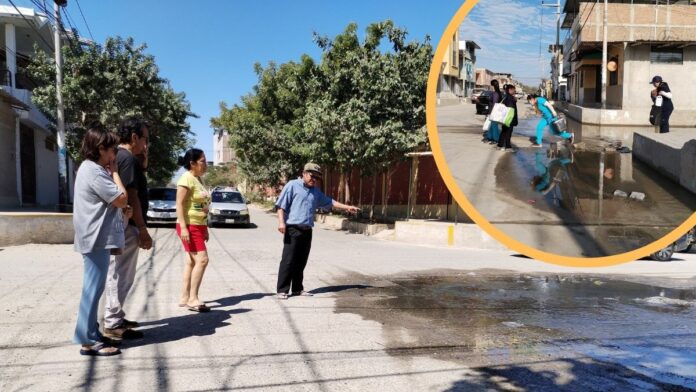 colapso de desagues cossio del pomar castilla Castilla: vecinos reportan colapso de desagüe en Urb. Felipe Cossío del Pomar