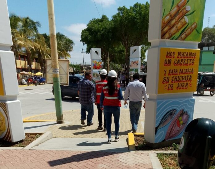 Castilla: Contraloría inspeccionó la obra de la Avenida Corpac Castilla: Contraloría inspeccionó la obra de la Avenida Corpac