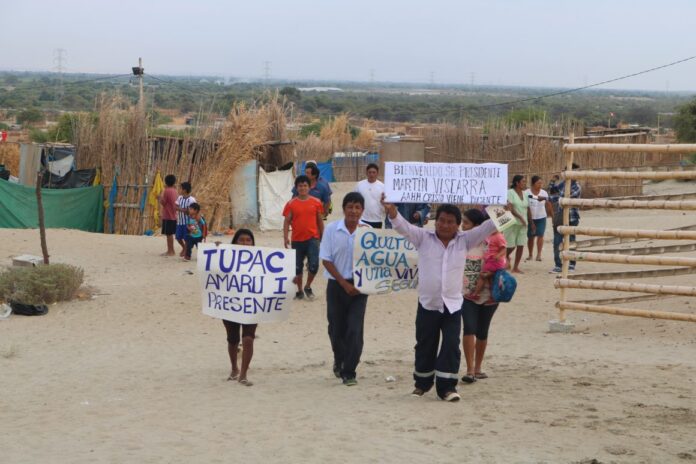 Pobladores del Km. 980 piden reconocimiento de la JASS para perforar pozos tubulares