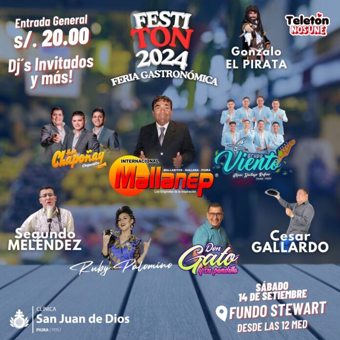 Piura se suma a la Teletón 2024 con la "Festitón, feria gastronómica y artística"