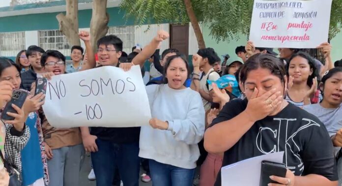 Postulantes UNP piden anulación del examen de admisión 2025-1: "No somos -100"