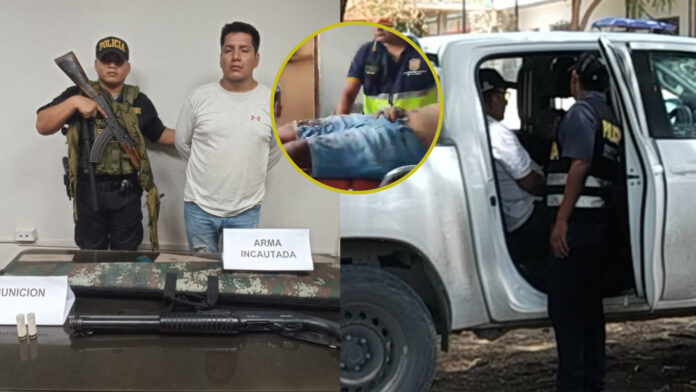 Detenidos. Pablo César Fiestas Chumpitaz (izquierda), y Walter Chumpitaz Panta (derecha)