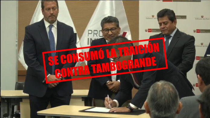 ProInversión firma contrato con Buenaventura en Lima