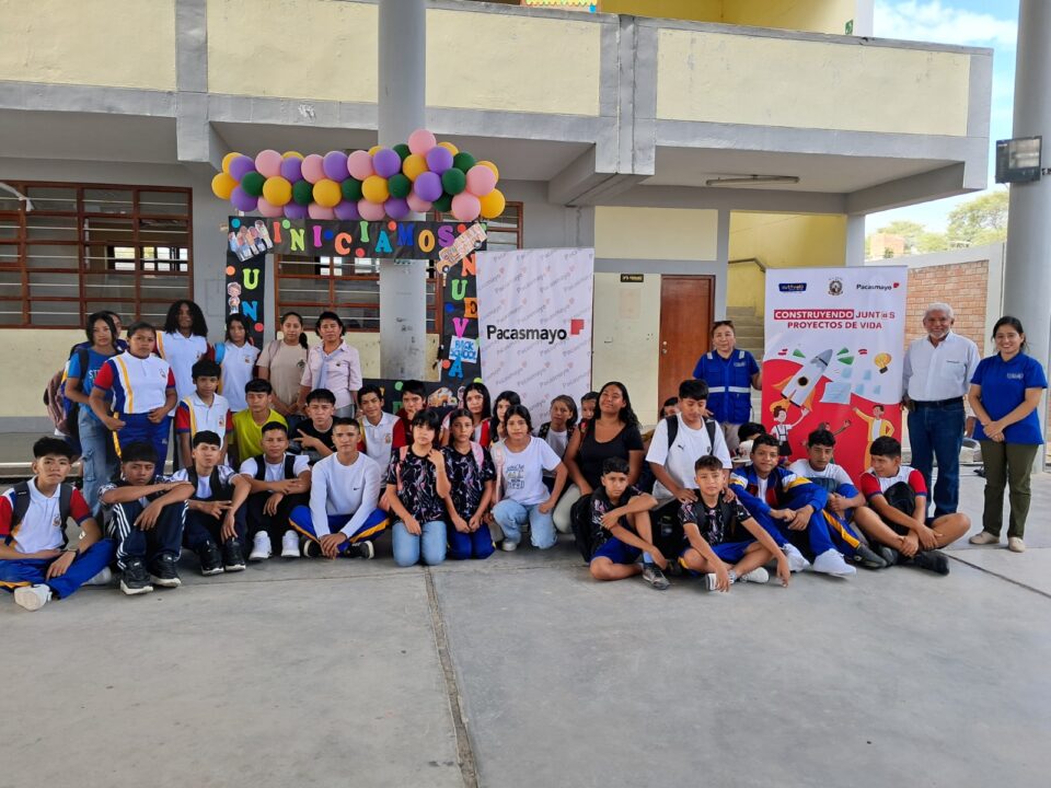 La I.E. 20138 comenzó un nuevo año escolar con la iniciativa "Construyendo juntos proyectos de vida"