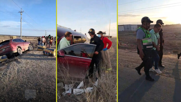 Alcalde de Piura, Gabriel Madrid, es detenido tras accidente en vía Piura-Paita