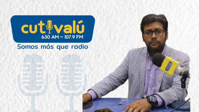 Oscar Altamirano, coordinador de Prensa de Cutivalú