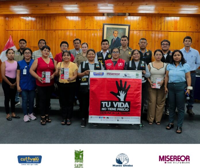 Coprosec Paita y Cutivalú desarrollan acciones de capacitación y difusión contra la trata de personas