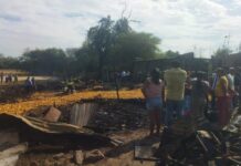 Incendio en Catacaos. Foto referencial