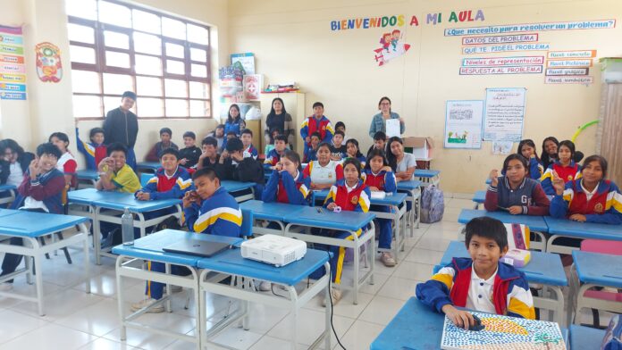 Estudiantes de la I.E. 20138 participan de una nueva sesión