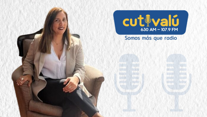 Nadia Agurto Francia, coordinadora del proyecto "Mujeres tejiendo redes, por una vida libre de violencia y discriminación"