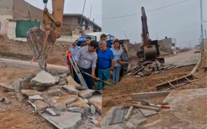 El efecto Coca Condori: A seis meses de que César Acuña colocó la primera piedra, destruyen obra de S/12 millones porque estaba mal hecha