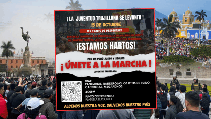 Jóvenes trujillanos anuncian marcha en contra de la corrupción