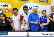 Estudiantes de la I.E. 20138 realizan programa en Cutivalú