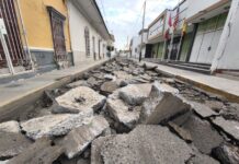 Centro histórico de Piura destruido por obra