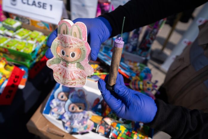 Priotécnicos no autorizados