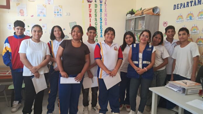 Estudiantes de la I.E. participan de taller de corresponsalía escolar